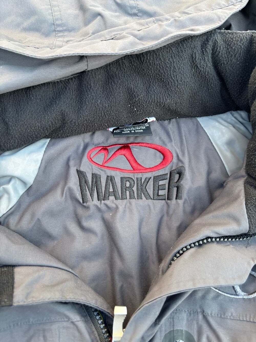 Grey ski Marker jacket size L - Picture 3 of 10